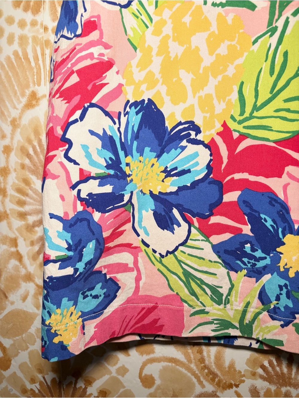 Raffaella Tropical Floral Golf Skort L Country Club Resort Preppy Tennis - Picture 8 of 9